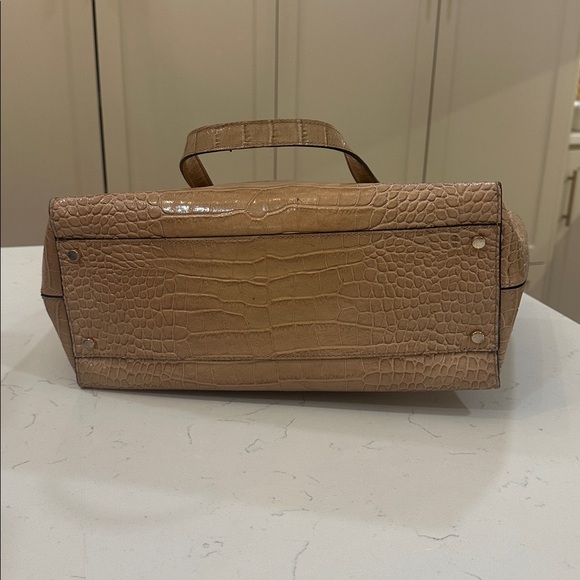 Kate Spade Croc-Embossed Tan Tote - Picture 9 of 9